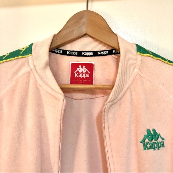 Kappa Pants - KAPPA 2-piece pink and green tracksuit